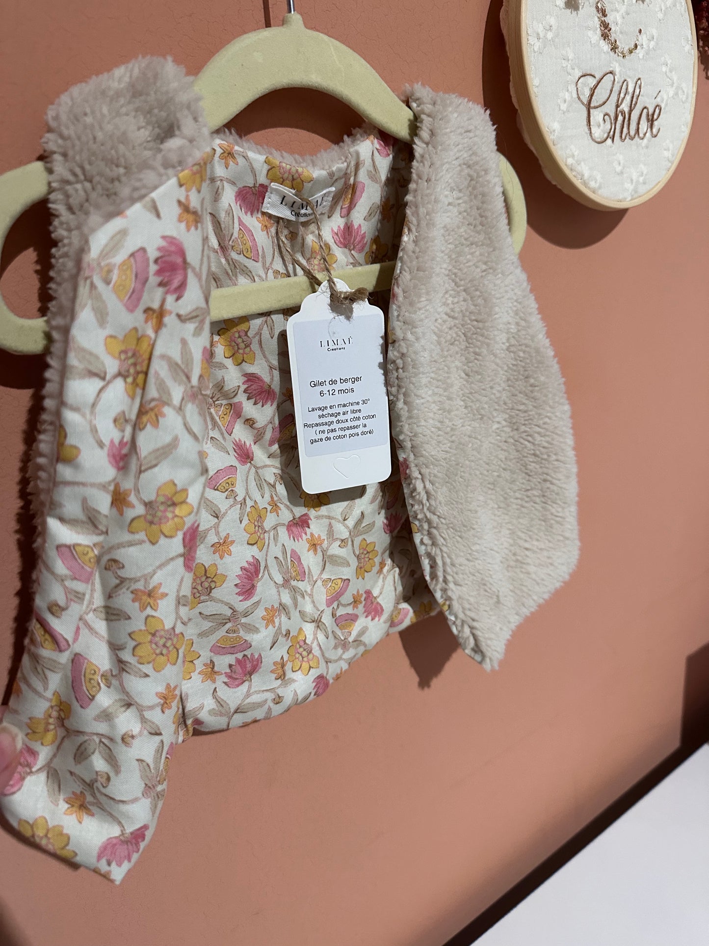 Gilet de berger 6-12 mois