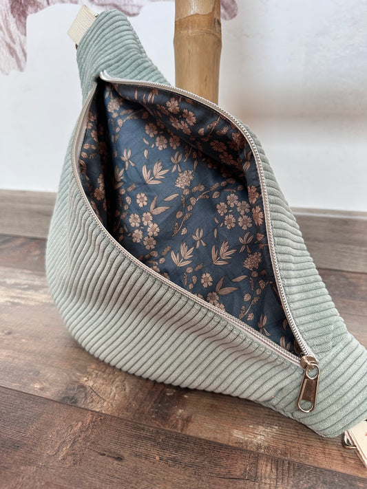Sac banane vert d'eau