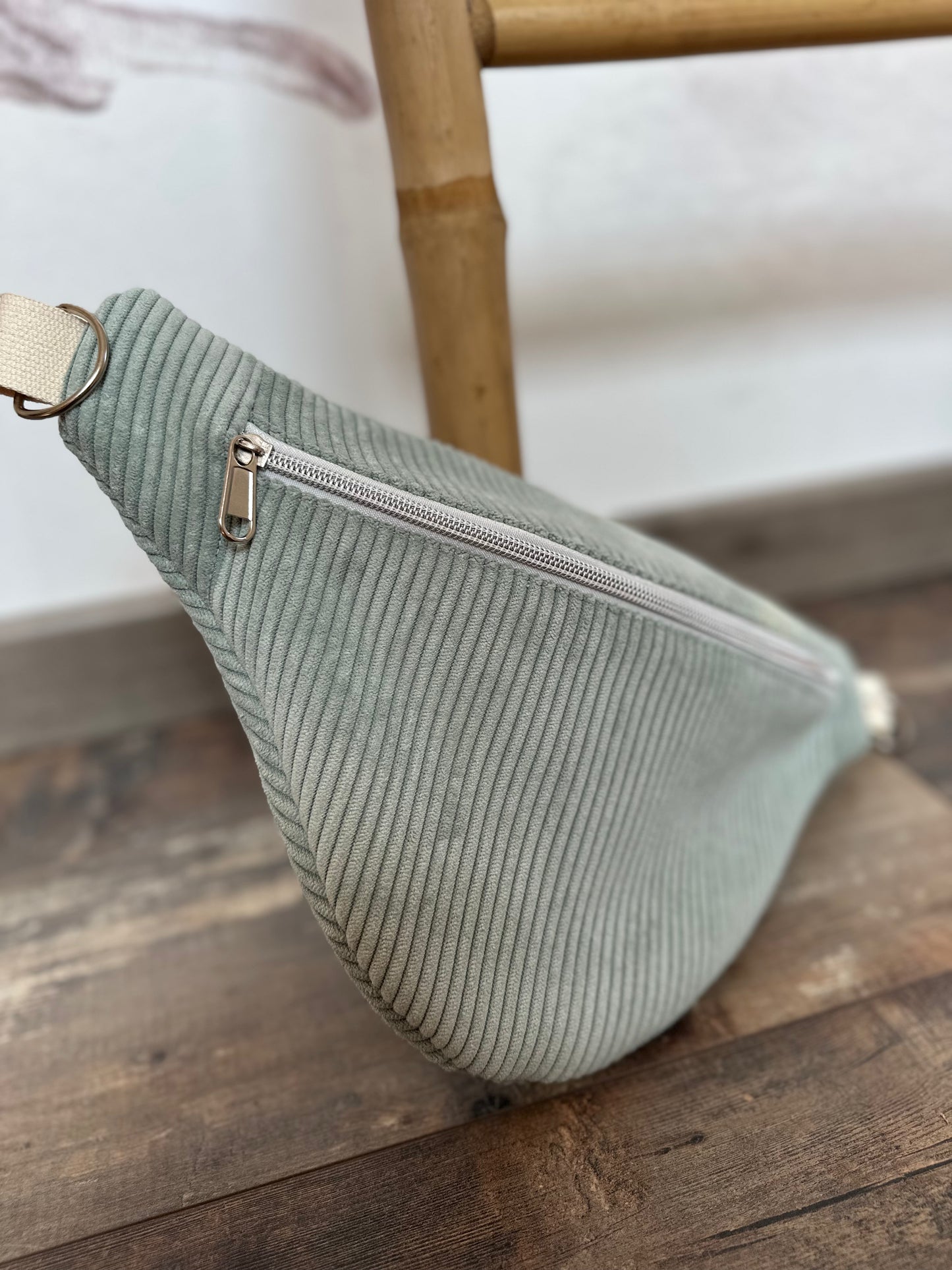 Sac banane vert d'eau
