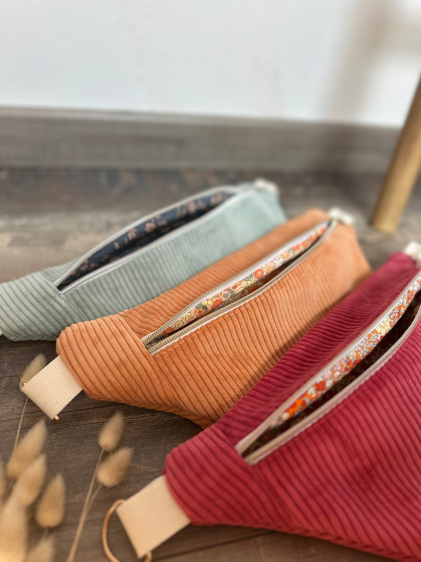 Sac banane vert d'eau