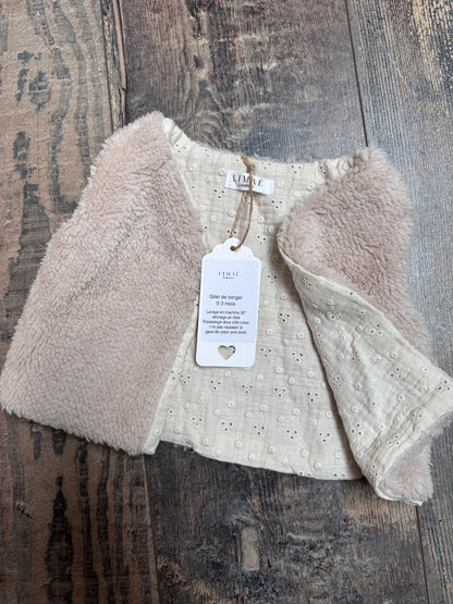 Gilet de berger 0-3 mois