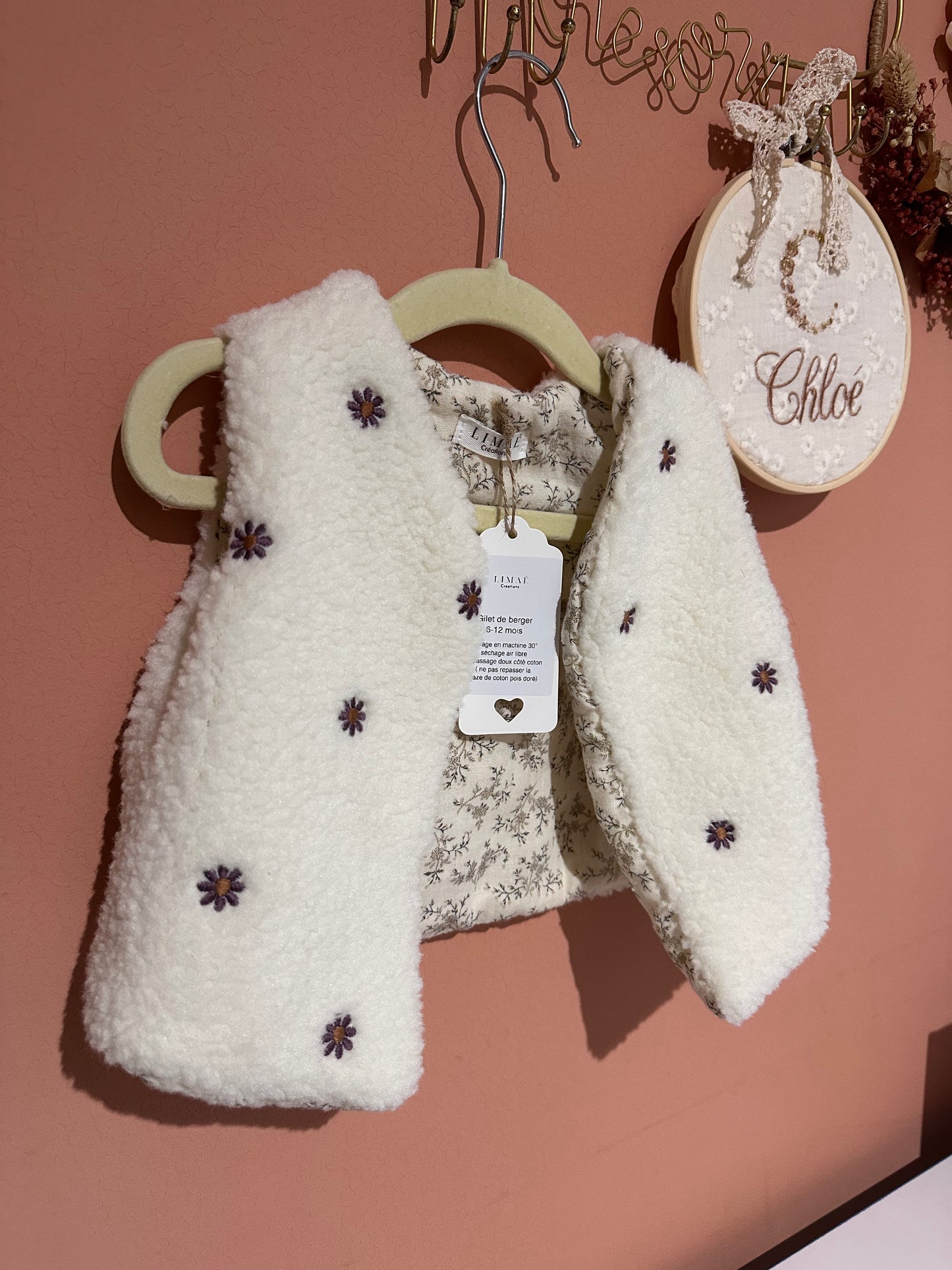 Gilet de berger 6-12 mois