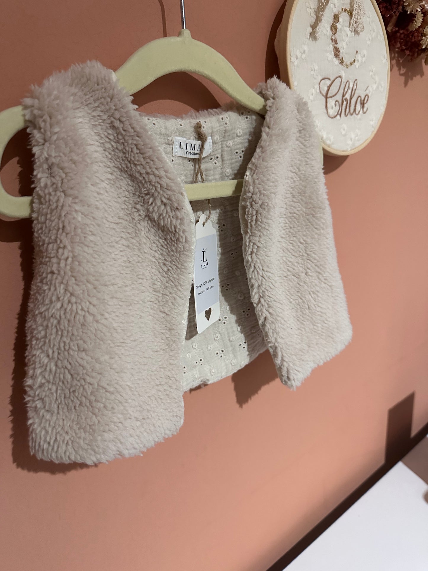 Gilet de berger 0-3 mois